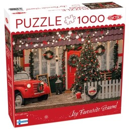 TACTIC Puzzle Lovers Christmas Porch 59606 (1000 elementów)