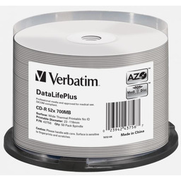 Verbatim CD-R 700 MB 52x 50 szt. Thermal