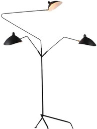 Lampa stojąca CRANE-3F czarna F8703 - Step Into