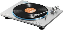 FIIO Gramofon TT13 BT Srebrny Automatyczny,Bluetooth,Napęd paskowy,Przedwzmacniacz, Prędkość