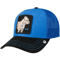 Czapka Trucker Suede Pitbull by Goorin Bros., ultramaryna,