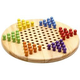 Jeujura Chińskie panie: Drewniana taca i pionki -