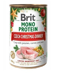 Brit mono protein christmas carp 400g - świąteczna
