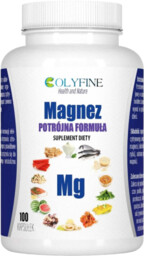 Colyfine Magnez Potrójna Formuła 100 kapsułek - Cytrynian