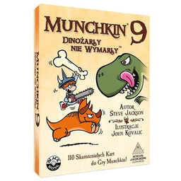 Munchkin 9 Dinożarły Nie Wymarły Dodatek, gra planszowa,Black