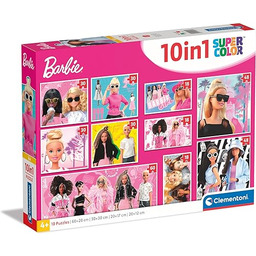 Clementoni Supercolor Puzzle 10 In 1 Barbie, Puzzle