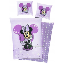 Pościel dziecięca Minnie 140x200 z Bawełna Mouse Disney