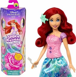 Mattel Disney Księżniczka Arielka Lalka Zakręć i odkryj