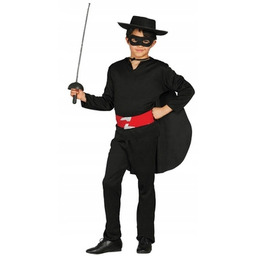 Kostium Zorro szermierz wojownik 129-144cm