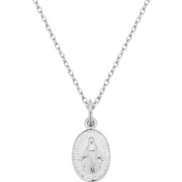 MYNESS Naszyjnik z medalikiem z Matką Boską Niepokalaną