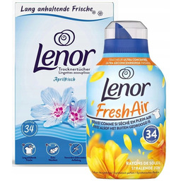 Lenor Chusteczki Do Suszarek Świeżość 34 Szt +