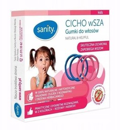 Sanity CICHO wsza - gumki do włosów 4szt.