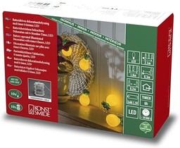 Konstsmide, 3126-383, dekoracyjny łańcuch świetlny LED, Ananas,