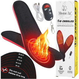 Podgrzewane wkładki do butów MISSION AIR E-Insoles (rozmiar