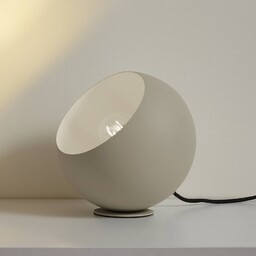 Lampa stołowa Somolia Lindby, kremowy / amber, salon