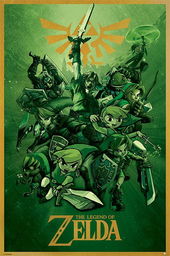 Plakat - The Legend of Zelda - Link