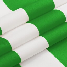 Tkanina wodoodporna w pasy zielone