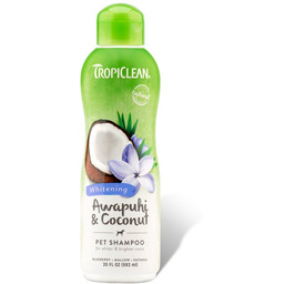 Szampon do sierści białej i jasnej TROPICLEAN Awapuhi&Coconut