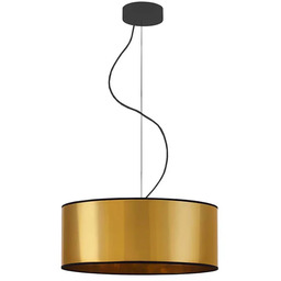 Lumes Złoty żyrandol z regulacją wysokości 40 cm