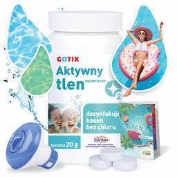 aktywny Tlen chlortix Oxy do Basenu 1kg dozownik