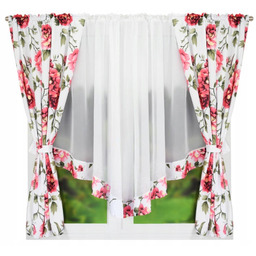 Firana Gotowa Woal 400x160 Firany Firanka Kolorowa