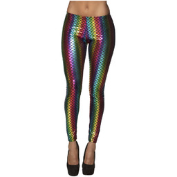 Legginsy tęczowa syrena