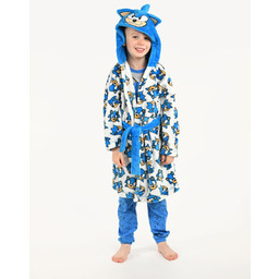 SONIC SZLAFROK CHŁOPIĘCY Z KAPTUREM LOGO 98-104 CM