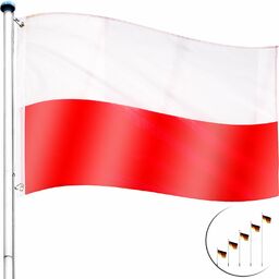 MASZT FLAGOWY 6,5M ALU MASZT DO FLAGI +