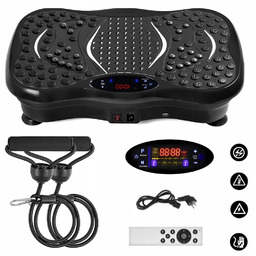 Platforma Wibracyjna Treningowa Wibrująca Masażer Z Pilotem 3D