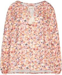 Bluzka damska FemiStories Soso w kwiaty boho-XS