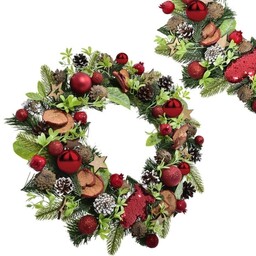 WIANEK BOŻONARODZENIOWY NA DRZWI OKNO DEKORACJA OZDOBA PREZENT