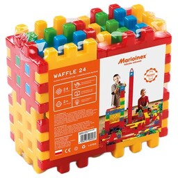 MARIOINEX Klocki plastikowe Waffle 900062