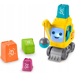 Zabawka edukacyjna Fisher-Price dźwig układaj i licz 9m+