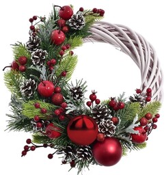 WIANEK BOŻONARODZENIOWY NA DRZWI OKNO DEKORACJA OZDOBA PREZENT