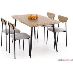 Zestaw stół z krzesłami DICKY Halmar