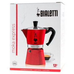 BIALETTI Kawiarka Moka Express (kolor czerwony)