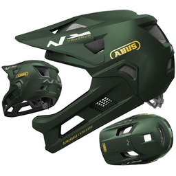 Kask rowerowy dziecięcy ABUS YOUDROP FF moss green