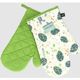 Komplet Rękawic Kuchennych Festive eggs 19x30 cm