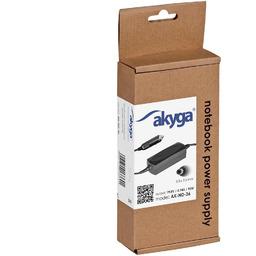 Zasilacz samochodowy Akyga AK-ND-36 do notebooka 19V/4,74A 90W
