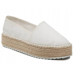 TOMMY JEANS ESPADRYLE DAMSKIE BIAŁE WSUWANE Z LOGO