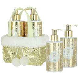 Vivian Gray Gold Christmas Zestaw Hand Lotion Balsam