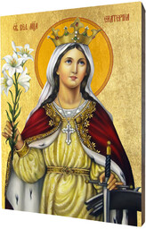 Ikona święta Katarzyna Aleksandryjska