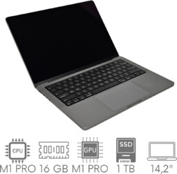 Apple MacBook Pro 14 A2442 M1 PRO 16GB