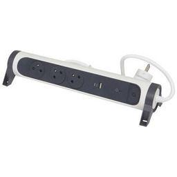 Legrand Przedłużacz ochr. 3x2PZ +USB A/C 1,5m