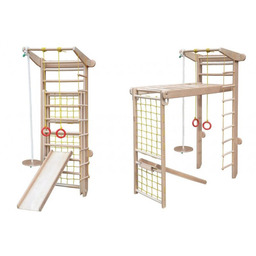 Małpiszon, Domowy plac zabaw z drabinką Czempion, Drewniany