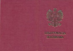 Legitymacja służbowa z godłem RP [Pu/Os-221]