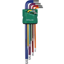 STALCO Zestaw kluczy imbusowych S-46384 (9 elementów) 20