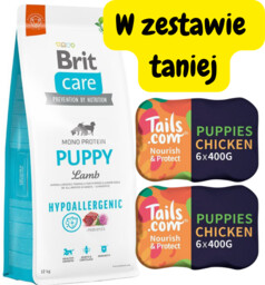 BRIT CARE Hypoallergenic Puppy Lamb 12kg