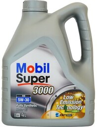 Olej syntetyczny MOBIL SUPER 3000 XE 5W/30 4L