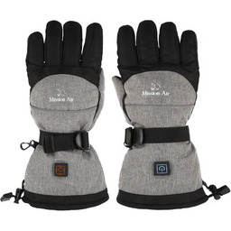 MISSION AIR Podgrzewane rękawiczki E-Gloves Czarno-szary